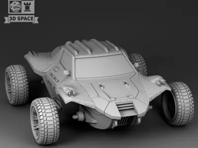 Futuristic Car - GB-30 3D print model