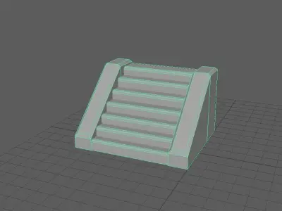steps step stool Free 3D model