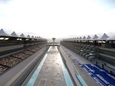 Yas Marina F1 Circuit 3D model