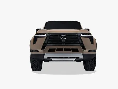 Lexus GX 2024 Low-poly 3D model