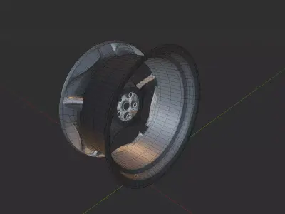 Ferrari Purosangue - Rim 3D model