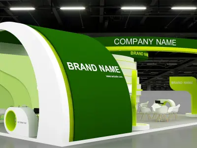 3D Model Exhibition Booth 3D model purchase