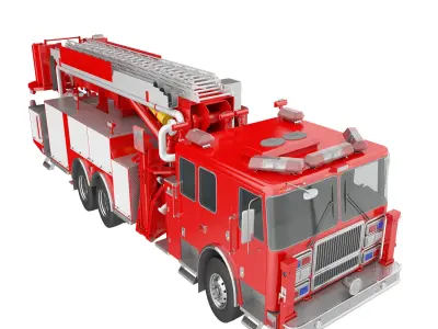 extinguisher Low-poly 3D model