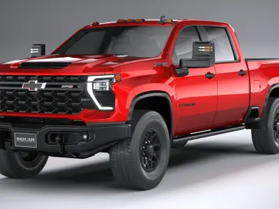 Chevrolet Silverado HD ZR2 Bison CG 2024 3D model