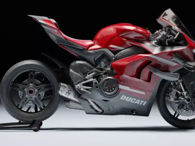 Ducati Superleggera V4 2021 Low-poly 3D model