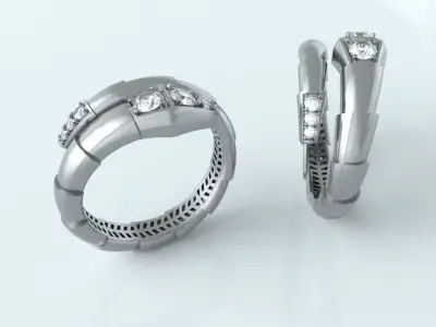 Rings Snack 3D print model