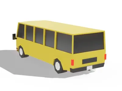 11 Low-Poly Cars for Games and Animations Low-poly 3D model