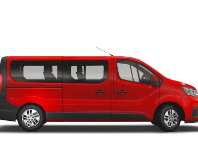 Renault Trafic Minibus LWB 2021 3D model