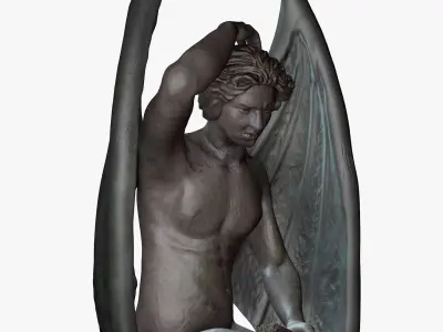 Lucifer Statue 3D model