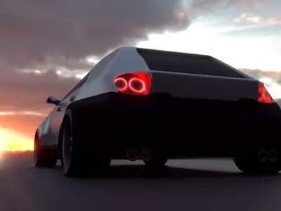 Concept Art Auto 3D model