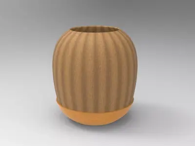 Zuj Vase Low-poly 3D model