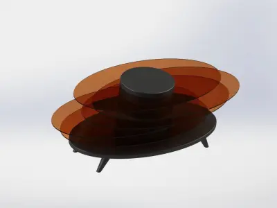 Modern Table Model A 3D model