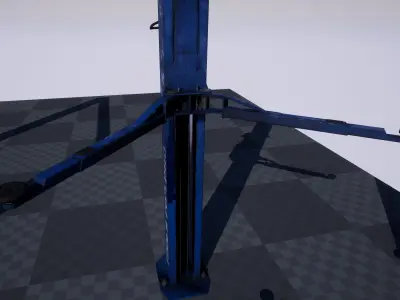 Car Lift Low-poly 3D model buy