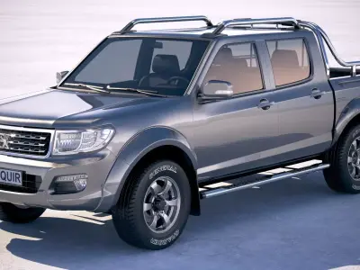 Peugeot Pick Up 2018 3D model