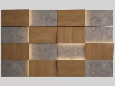 Wall Panel 28 3D model