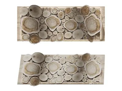 Juniper panel for a bath 3D model