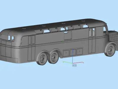 bus mercedes 3D print model