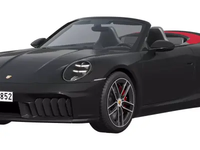 Porsche 911 Carrera GTS Cabriolet 2025 3D model