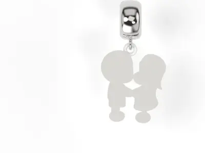 Boy and Girl Charm 3D print model