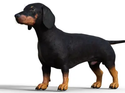 Dog Short leg 3D model