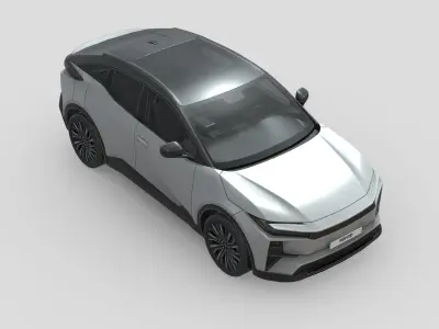 Toyota C-HR 2025 Low-poly 3D model