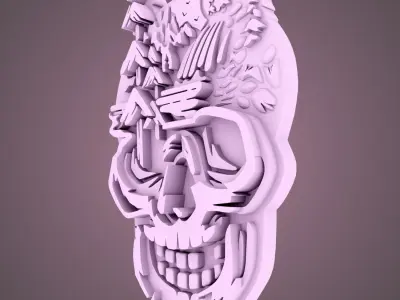 Skull Design 3D print model