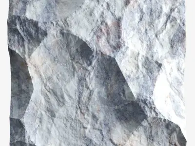 258-RockPanel rock on wall 3D model