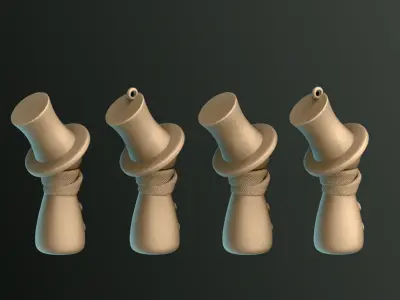 SNOWMAN FOR CHRISTMAS DECORATION 02 3D print model