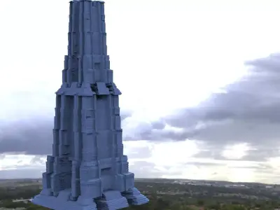 Skyscraper Tall 3D model