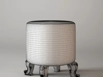  Creazioni Otto Pouff art CR748 3D model