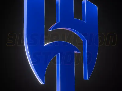 Al Hilal logo - Cinematic - 3D print 3D model