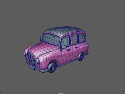 TOON Car 02 3D model