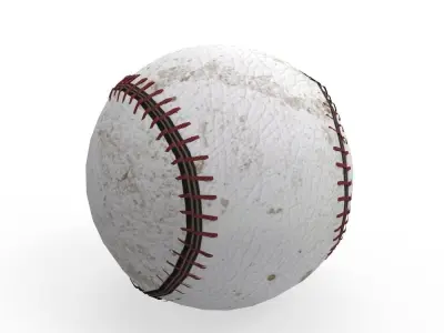 Baseball Low-poly 3D model