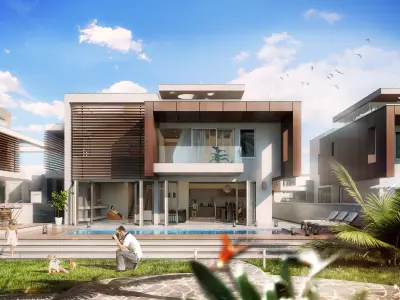 PER16 modern house 3D model