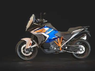 Base model  KTM 1290 Super Adventure 2021 3D model