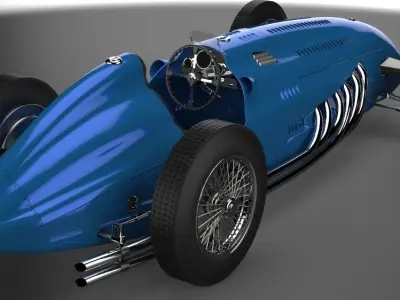 Talbot Lago T26C - 1949 Free 3D model