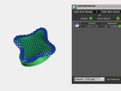Fashion Rings 3D print model