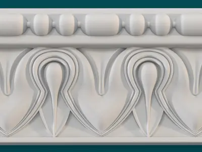 Molding baroque 3D print model