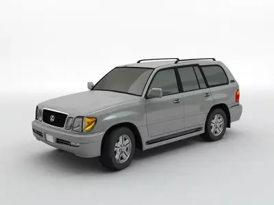  2002 Lexus LX470 SUV 3D model