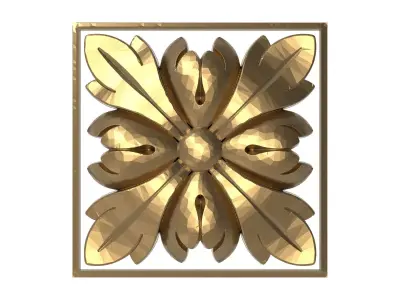  decorative pattern ready for 3D printing 3D model 284