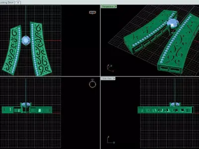 stone pendant 3D model