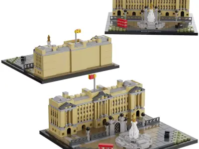 Lego Architecture - 21029 Buckingham Palace 3D model