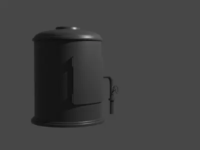 SCI FI BOILER Free 3D model