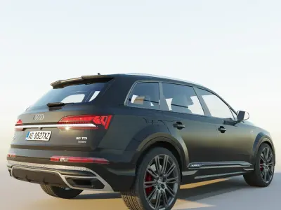 Audi q7 quattro tdi  3D model