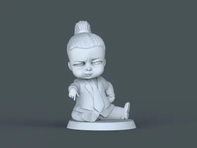 Boss Baby-girl 02 3D print model