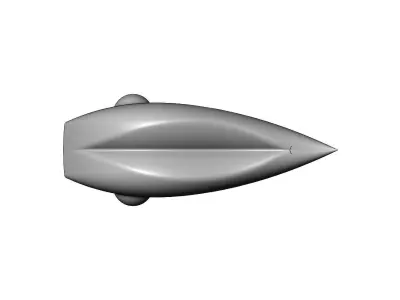 Miniature vehicle automotive speed sculpture N005 3D print model