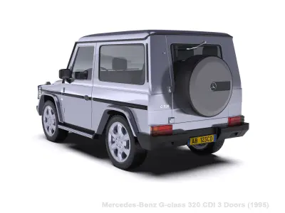 1995 Mercedes-Benz G320 SWB 3D model