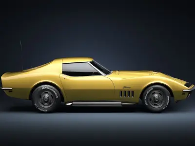 1969 Chevrolet Corvette ZL1 427 3D model