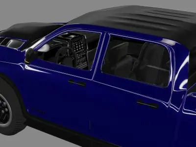 Dodge RAM 2021 TRX  Low-poly 3D model