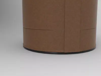 Fle Leather Basket Low-poly 3D model